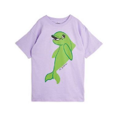 mini rodini dolphin dress Mini Rodini 92/98 ny rosa klnning, Dolphin