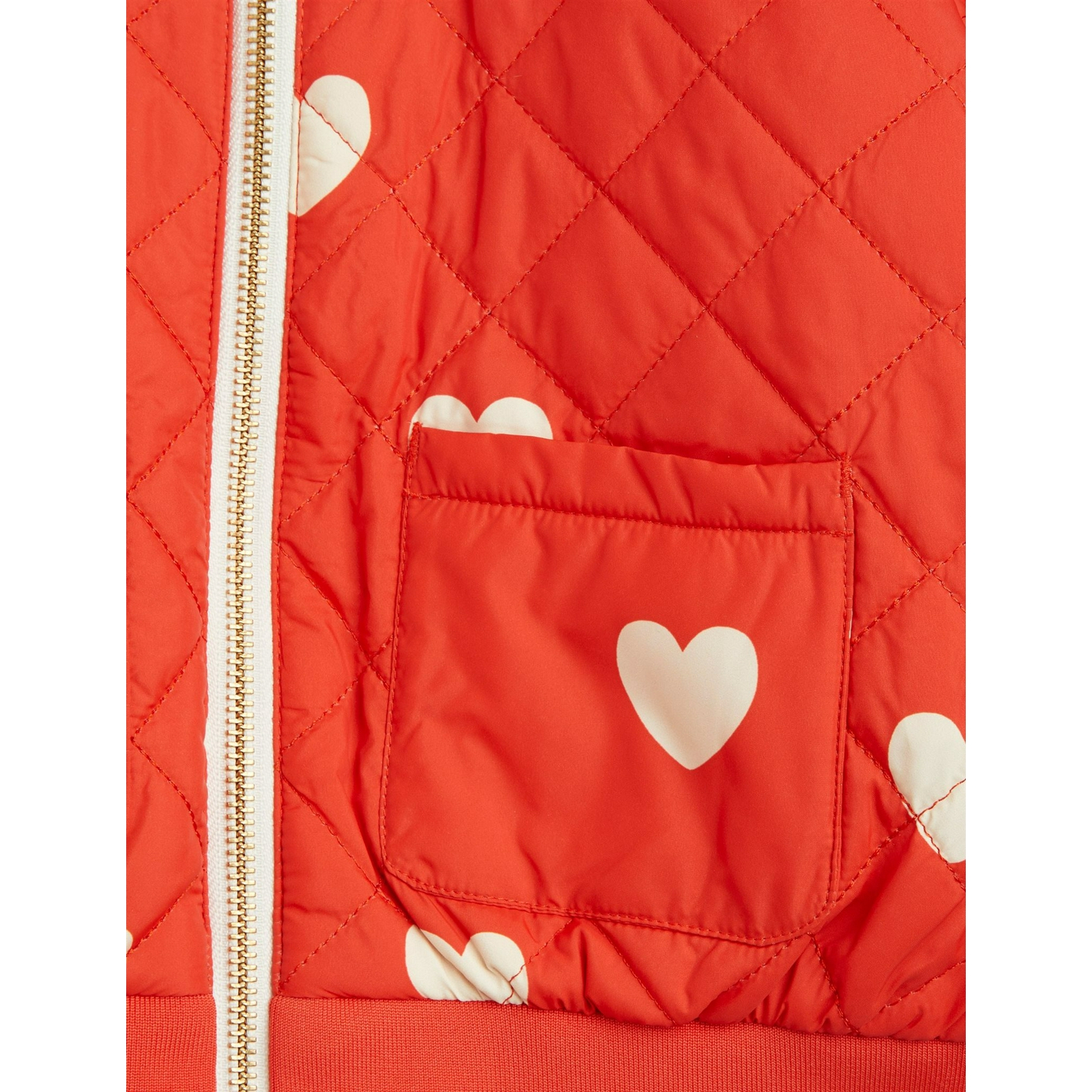 Mini Rodini Hearts aop baseball jacket - Lancelot 4 Kids