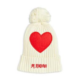 Overview image: Mini Rodini Heart pompom hat