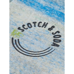 Overview second image: Scotch Shrunk Zip through printed hoodie
