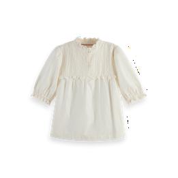 Overview image: Scotch R'belle Short sleeve broderie top
