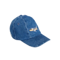 Overview image: Mini Rodini Airplane emb denim cap