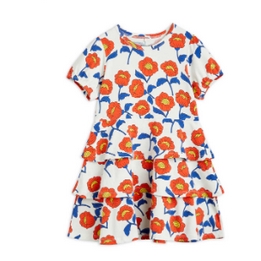 Overview image: Mini Rodini Flowers aop ss dress