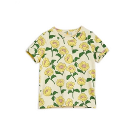 Overview image: Mini Rodini Flowers aop ss tee