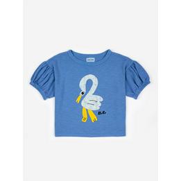 Overview image: Bobo Choses Pelican puffed sleeved t shirt