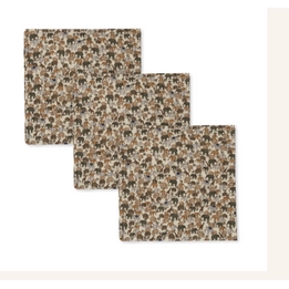 Overview image: Konges Sloyd 3 pack muslin cloths