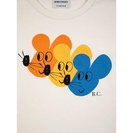 Overview second image: Bobo Choses Multicolor Mouse long sleeve T