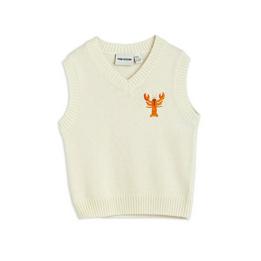 Overview image: Mini Rodini Lobster knitted slipover