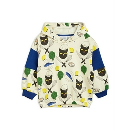 Overview second image: Mini Rodini Chef cat hoody