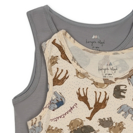 Overview second image: Konges Sloyd basic 2 pack tanktop