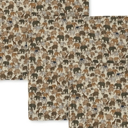 Overview image: Konges Sloyd 3 pack muslin cloth